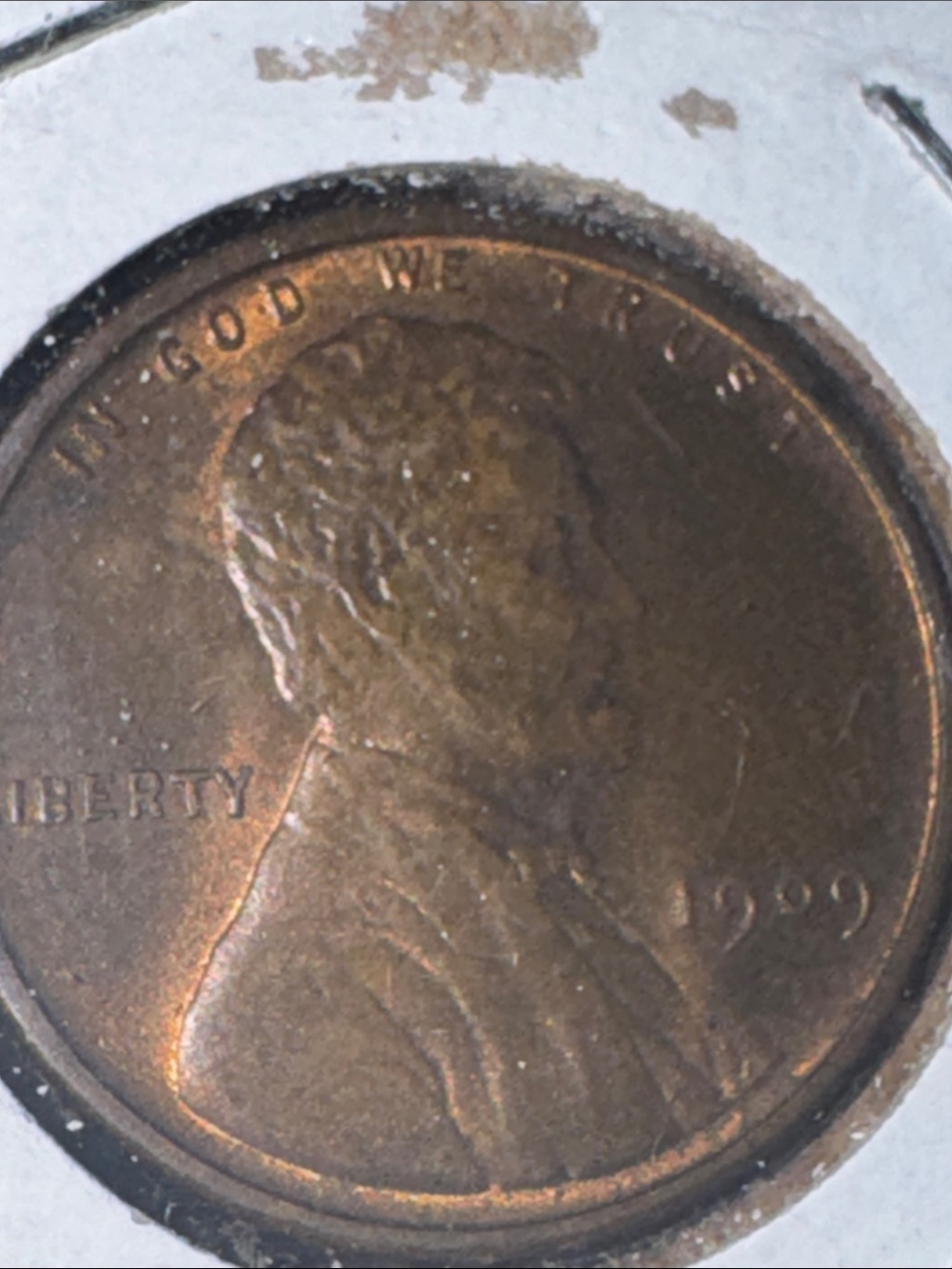 1909 VDB Copper Tone Brown One Cent Coin